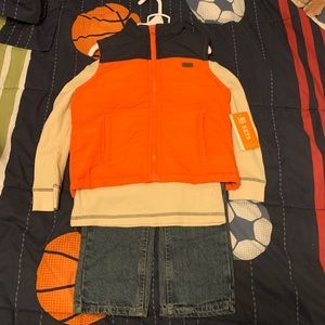 Lee Jeans - Puffer Vest, Thermal & Jeans Set